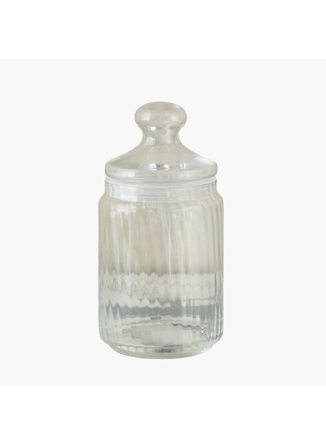 Home Box Luminarc Striped Glass Jar - 1000 ml - Image 5